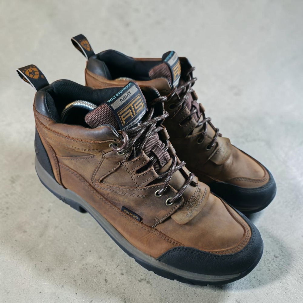 Ariat Men's 11 D Waterproof Terrain H20 Copper Boots 10002183
